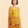 Farm Rio Yellow Fruits Paradise Mini Skirt
