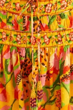 Farm Rio Yellow Fruits Paradise Mini Skirt 9 Farm Rio Yellow Fruits Paradise Mini Skirt -Farm Rio 310218 05