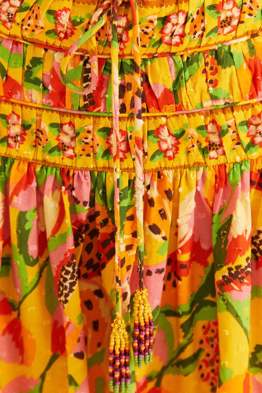 Farm Rio Yellow Fruits Paradise Mini Skirt 5 Farm Rio Yellow Fruits Paradise Mini Skirt - Image 5