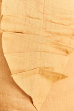 Farm Rio Beige Leaf Organic Cotton Mini Skirt -Farm Rio 310279 05