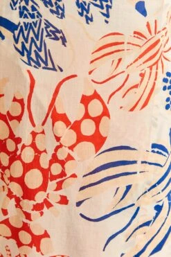 Farm Rio Off-White Mixed Lobster Wrap Skirt 10 Farm Rio Off-White Mixed Lobster Wrap Skirt -Farm Rio 310587 05