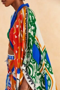 Farm Rio Off-White Pitta Colors Kimono 8 Farm Rio Off-White Pitta Colors Kimono -Farm Rio 310669 03