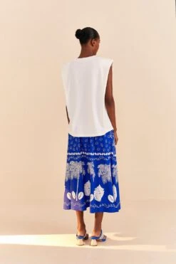 Farm Rio Festa Do Mar Organic Cotton T-Shirt 9 Farm Rio Festa Do Mar Organic Cotton T-Shirt -Farm Rio 310677 04