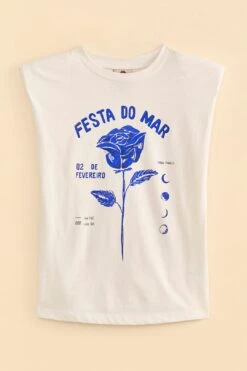 Farm Rio Festa Do Mar Organic Cotton T-Shirt 11 Farm Rio Festa Do Mar Organic Cotton T-Shirt -Farm Rio 310677 06