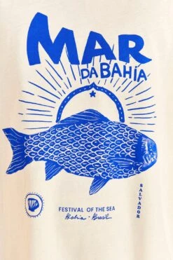 Farm Rio White Mar Da Bahia Organic Cotton T-shirt 10 Farm Rio White Mar Da Bahia Organic Cotton T-shirt -Farm Rio 310696 05