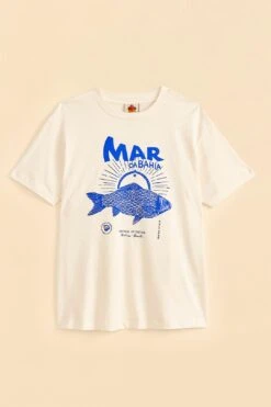 Farm Rio White Mar Da Bahia Organic Cotton T-shirt 11 Farm Rio White Mar Da Bahia Organic Cotton T-shirt -Farm Rio 310696 06