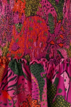 Farm Rio Pink Cool Leopards Lenzing™ Ecovero™ Viscose Mini Dress 8 Farm Rio Pink Cool Leopards Lenzing™ Ecovero™ Viscose Mini Dress -Farm Rio 311369 04