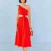 Red Knot Midi Dress