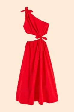 Red Knot Midi Dress -Farm Rio 311386 06