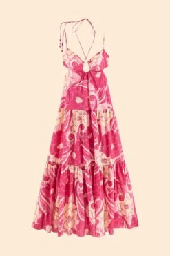 Pink Tropical Groove Maxi Dress 11 Pink Tropical Groove Maxi Dress -Farm Rio 311532 06