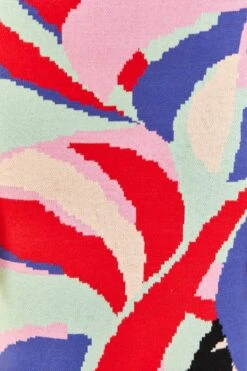 Farm Rio Colorful Monstera Knit Dress 8 Farm Rio Colorful Monstera Knit Dress -Farm Rio 311550 04