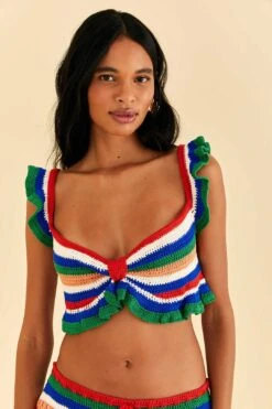 Farm Rio Pitta Crochet Top