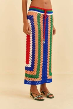 Farm Rio Pitta Crochet Skirt -Farm Rio 311945 03