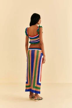 Farm Rio Pitta Crochet Skirt -Farm Rio 311945 04