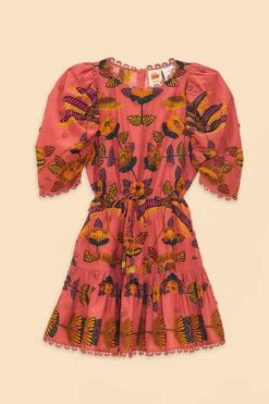 Farm Rio Blush Living Bloom Short Sleeve Mini Dress 11 Farm Rio Blush Living Bloom Short Sleeve Mini Dress -Farm Rio 312186 06