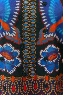 Farm Rio Black Ainika Sparkle Short Sleeve Blouse -Farm Rio 312281 05