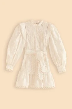 Farm Rio Off-White 3d Flower Pleated Mini Dress 17 Farm Rio Off-White 3d Flower Pleated Mini Dress -Farm Rio 312366 09