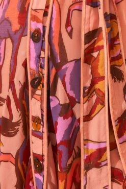 Farm Rio Rose Wild Horses Long Sleeve Mini Dress 10 Farm Rio Rose Wild Horses Long Sleeve Mini Dress -Farm Rio 312367 05