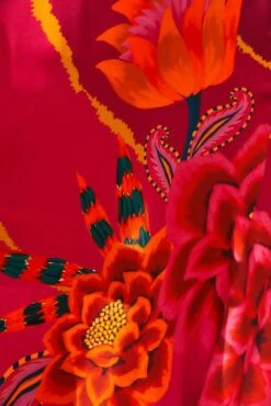 Farm Rio Vintage Wave Circle Cut-Out Midi Dress -Farm Rio 312373 06