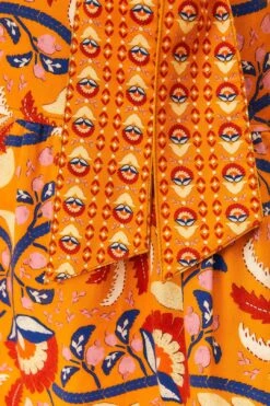 Farm Rio Yellow Palms Party Midi Dress 14 Farm Rio Yellow Palms Party Midi Dress -Farm Rio 312461 07