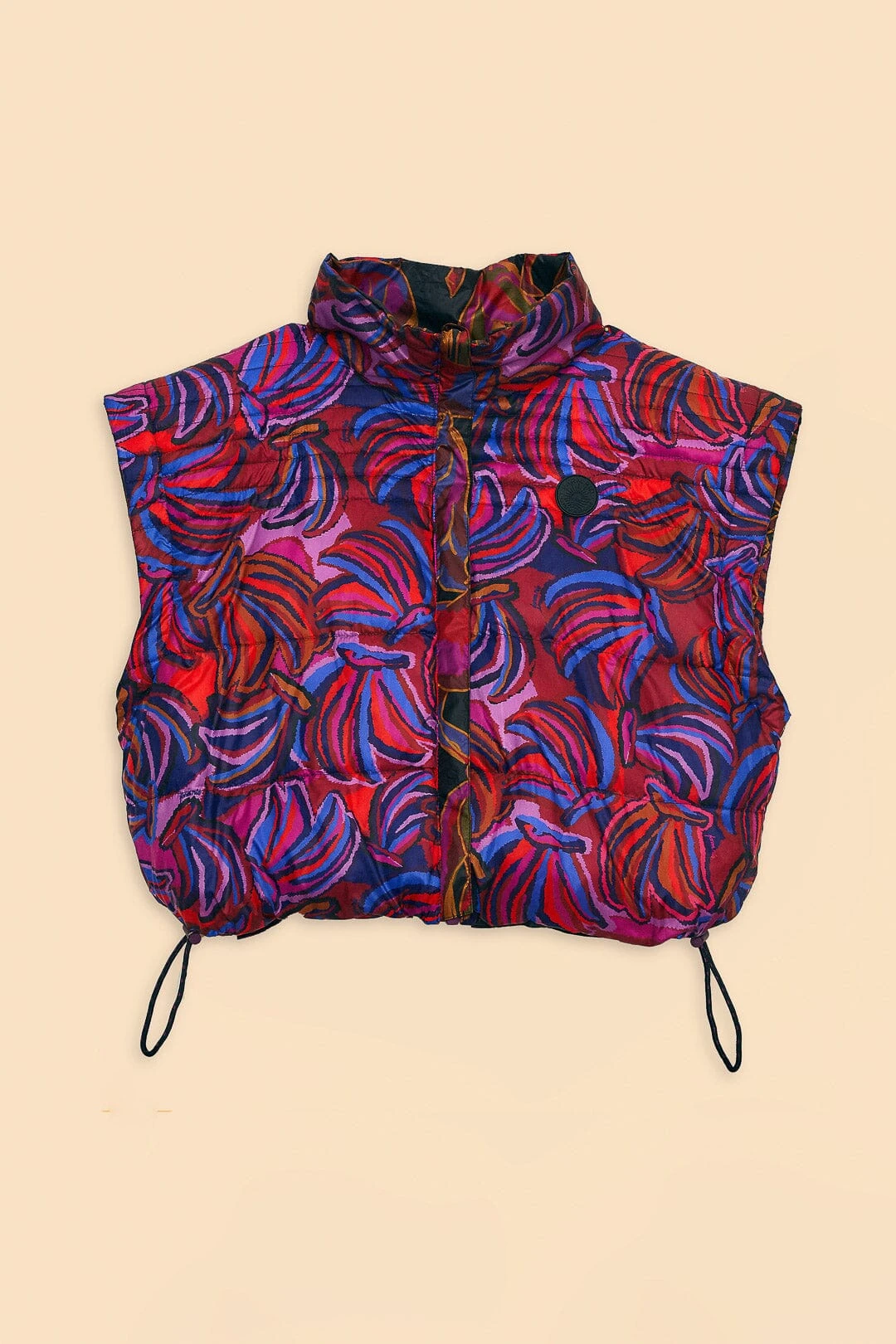 Farm Rio Black Wild Horses Reversible Puffer Jacket 11 Farm Rio Black Wild Horses Reversible Puffer Jacket - Image 11