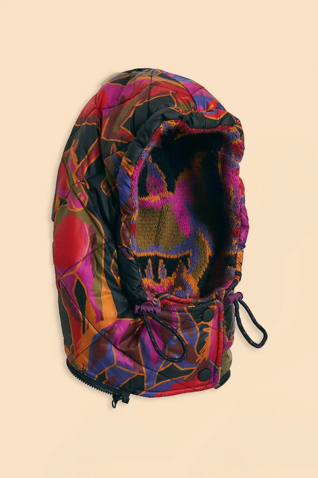 Farm Rio Black Wild Horses Reversible Puffer Jacket 12 Farm Rio Black Wild Horses Reversible Puffer Jacket - Image 12