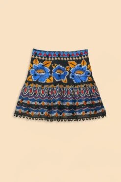 Farm Rio Black Ainika Sparkle Mini Skirt -Farm Rio 312546 06