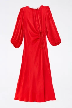 Farm Rio Red Front Circle Cut Out Midi Dress 11 Farm Rio Red Front Circle Cut Out Midi Dress -Farm Rio 312693 06