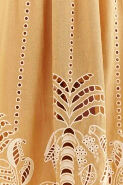 Farm Rio Sand Richelieu Midi Skirt -Farm Rio 313593 06 532349d7 bc76 4deb a5b9 de12026da23a