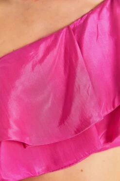 Farm Rio Dark Pink Marocaine Ruffle Top -Farm Rio 313616 05