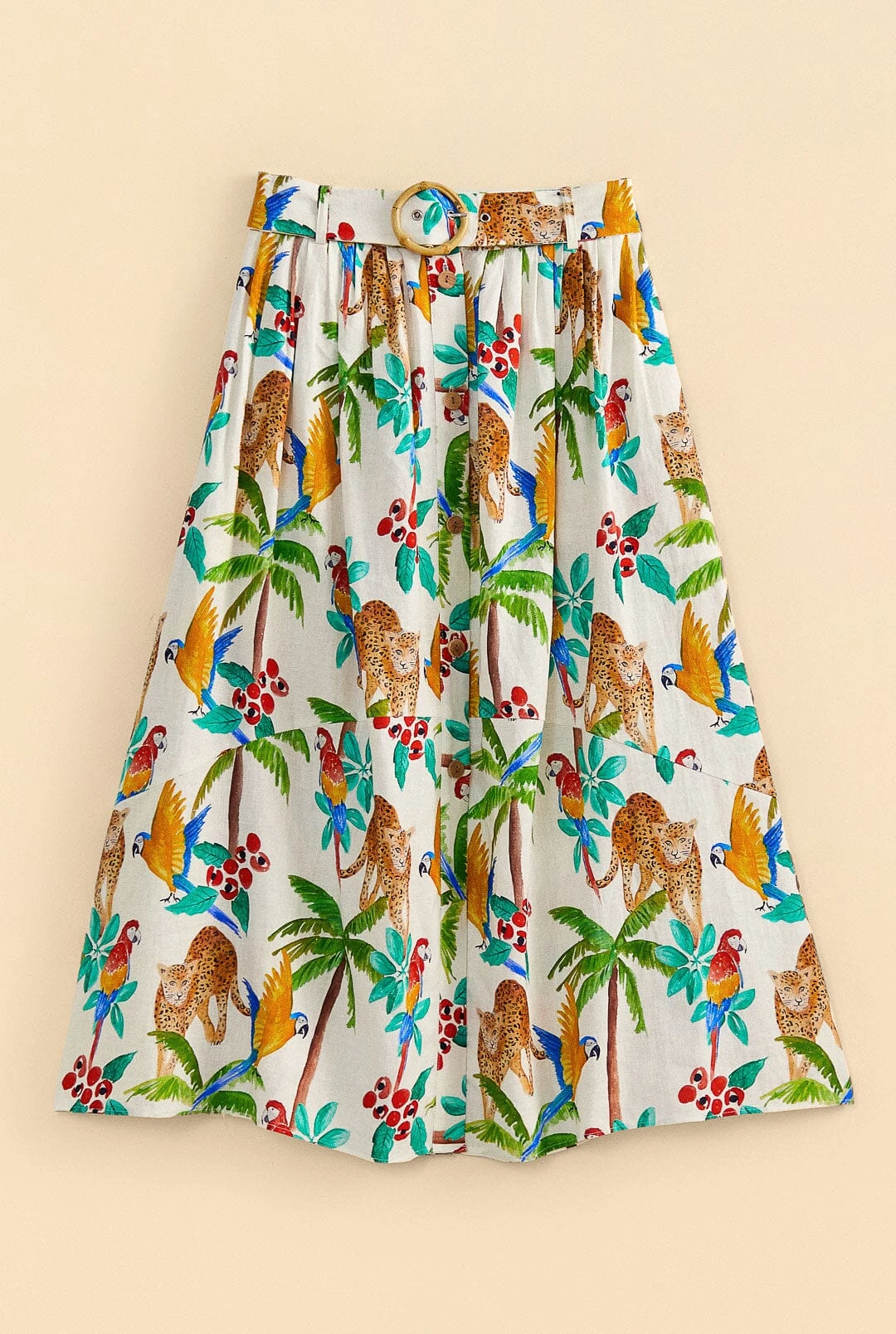 Farm Rio Tropical Paradise Midi Skirt 6 Farm Rio Tropical Paradise Midi Skirt - Image 6