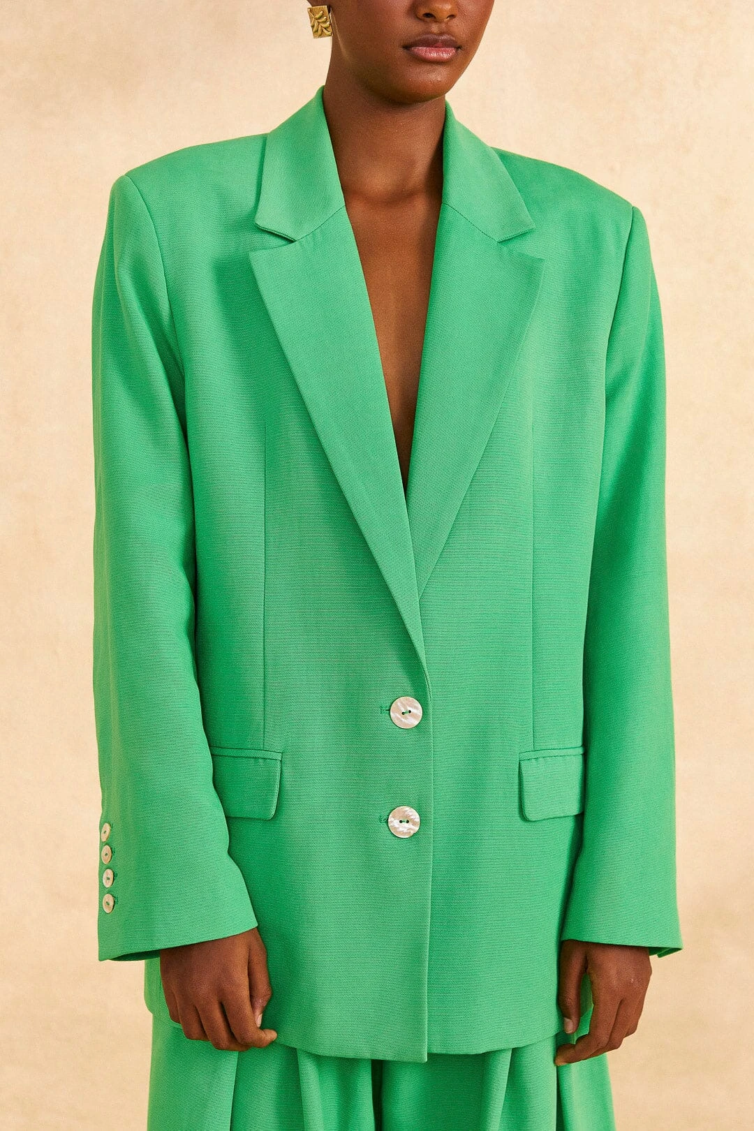 Farm Rio Bright Green Blazer 3 Farm Rio Bright Green Blazer - Image 3
