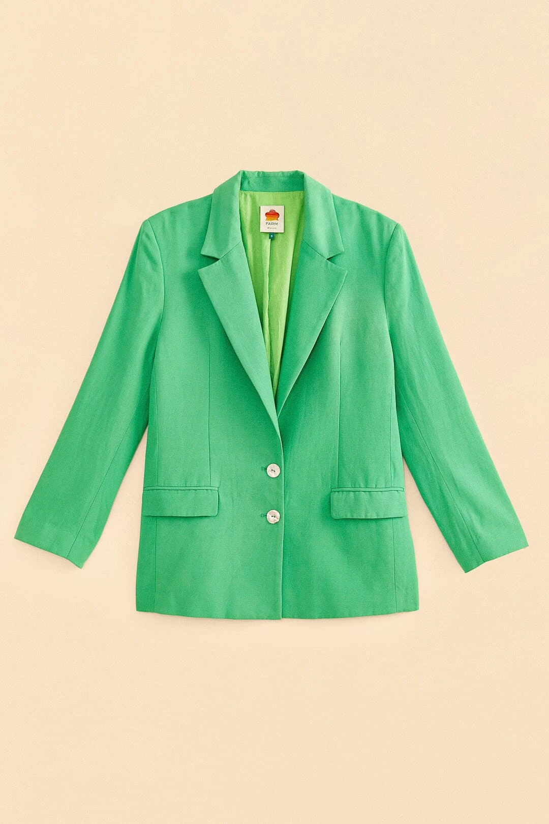 Farm Rio Bright Green Blazer 6 Farm Rio Bright Green Blazer - Image 6