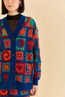 Farm Rio Crochet Icons Cardigan -Farm Rio 313651 03