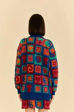 Farm Rio Crochet Icons Cardigan -Farm Rio 313651 04