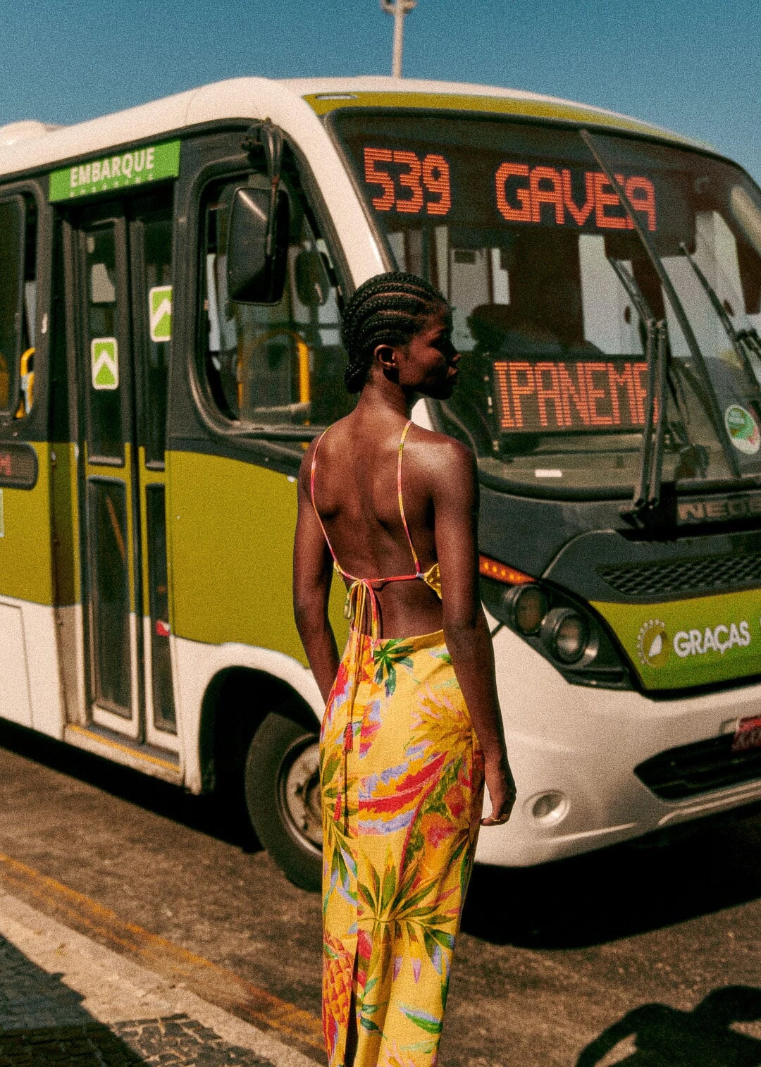 Farm Rio Summer Forest Yellow Burna Midi Dress 5 Farm Rio Summer Forest Yellow Burna Midi Dress - Image 5