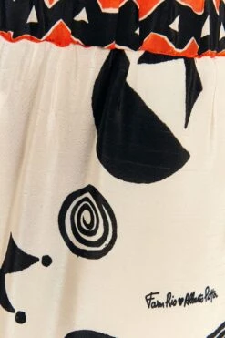 Farm Rio Off-White Pitta Soul Pants -Farm Rio 314082 04