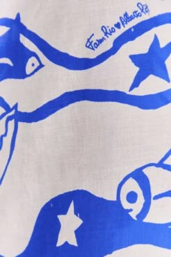 Farm Rio Off-White Pitta Waves Smocked Blouse 10 Farm Rio Off-White Pitta Waves Smocked Blouse -Farm Rio 314085 05