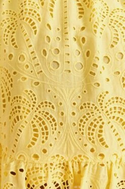 Farm Rio Light Yellow Palm Tree Mini Dress 9 Farm Rio Light Yellow Palm Tree Mini Dress -Farm Rio 314107 05