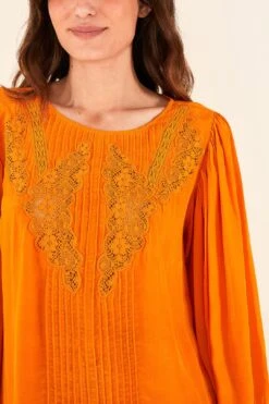 Farm Rio Orange Lace Blouse -Farm Rio 314469 03