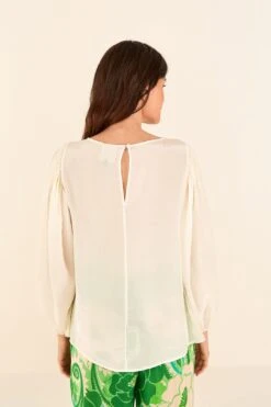 Farm Rio Off White Lace Blouse -Farm Rio 314470 03