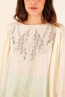 Farm Rio Off White Lace Blouse -Farm Rio 314470 04