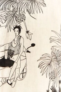 Farm Rio Off-White Moto Love Pants -Farm Rio 314490 04