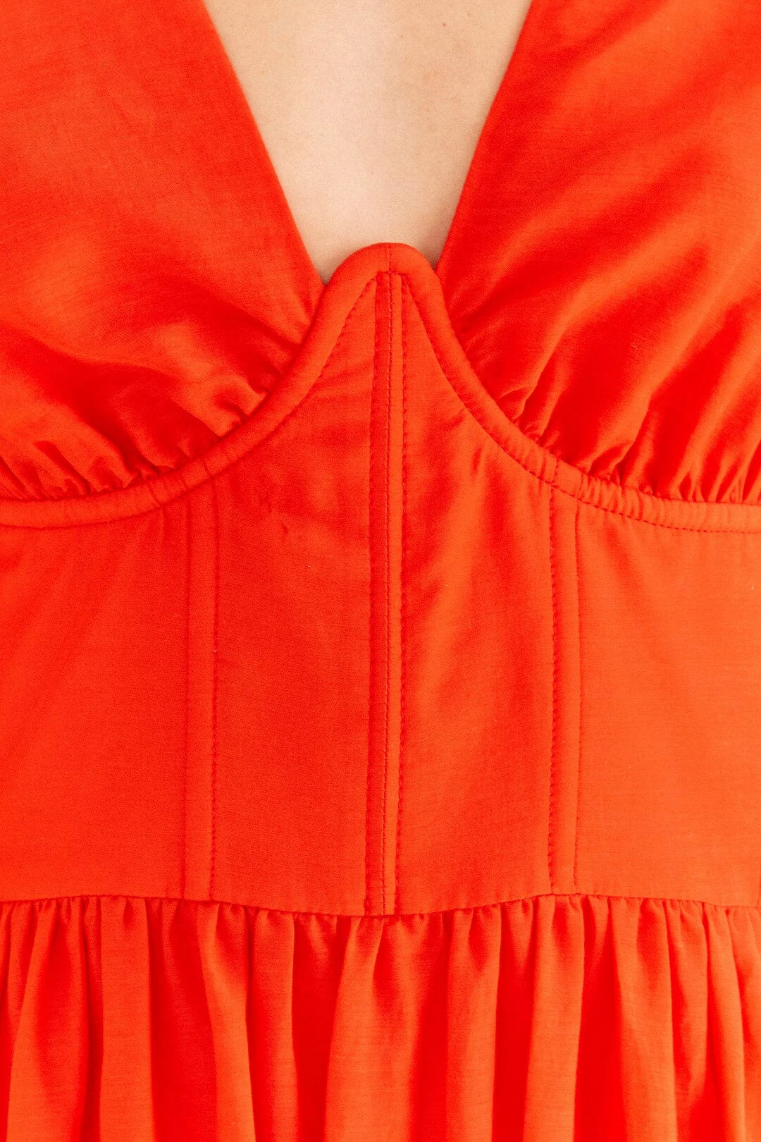 Farm Rio Red Short Sleeves Midi Dress 6 Farm Rio Red Short Sleeves Midi Dress - Image 6