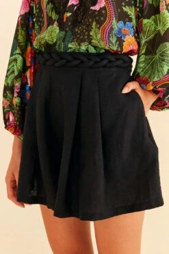 Farm Rio Black Shorts 7 Farm Rio Black Shorts -Farm Rio 314513 03