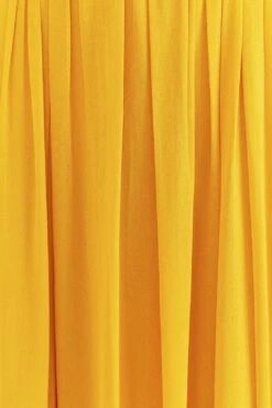 Farm Rio Yellow Sleeveless Maxi Dress With Sun Buckle 10 Farm Rio Yellow Sleeveless Maxi Dress With Sun Buckle -Farm Rio 314753 05