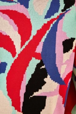 Farm Rio Colorful Monstera Knit Sweater -Farm Rio 315709 05