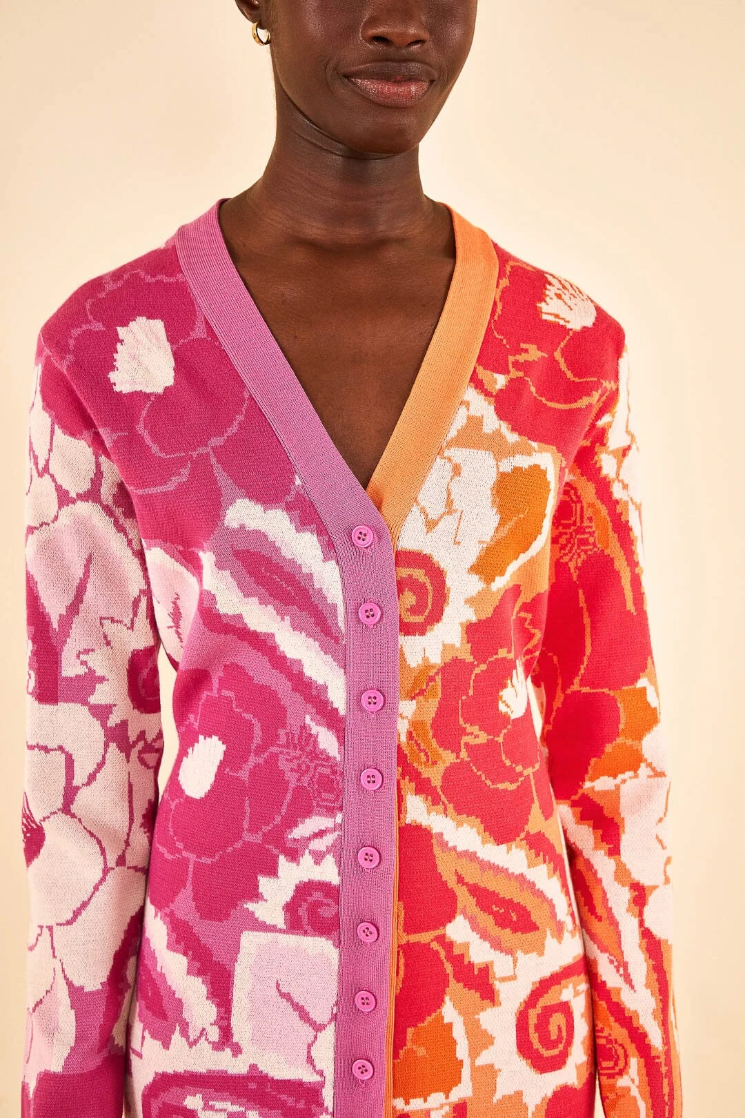 Farm Rio Mixed Tropical Groove Cardigan Dress 3 Farm Rio Mixed Tropical Groove Cardigan Dress - Image 3