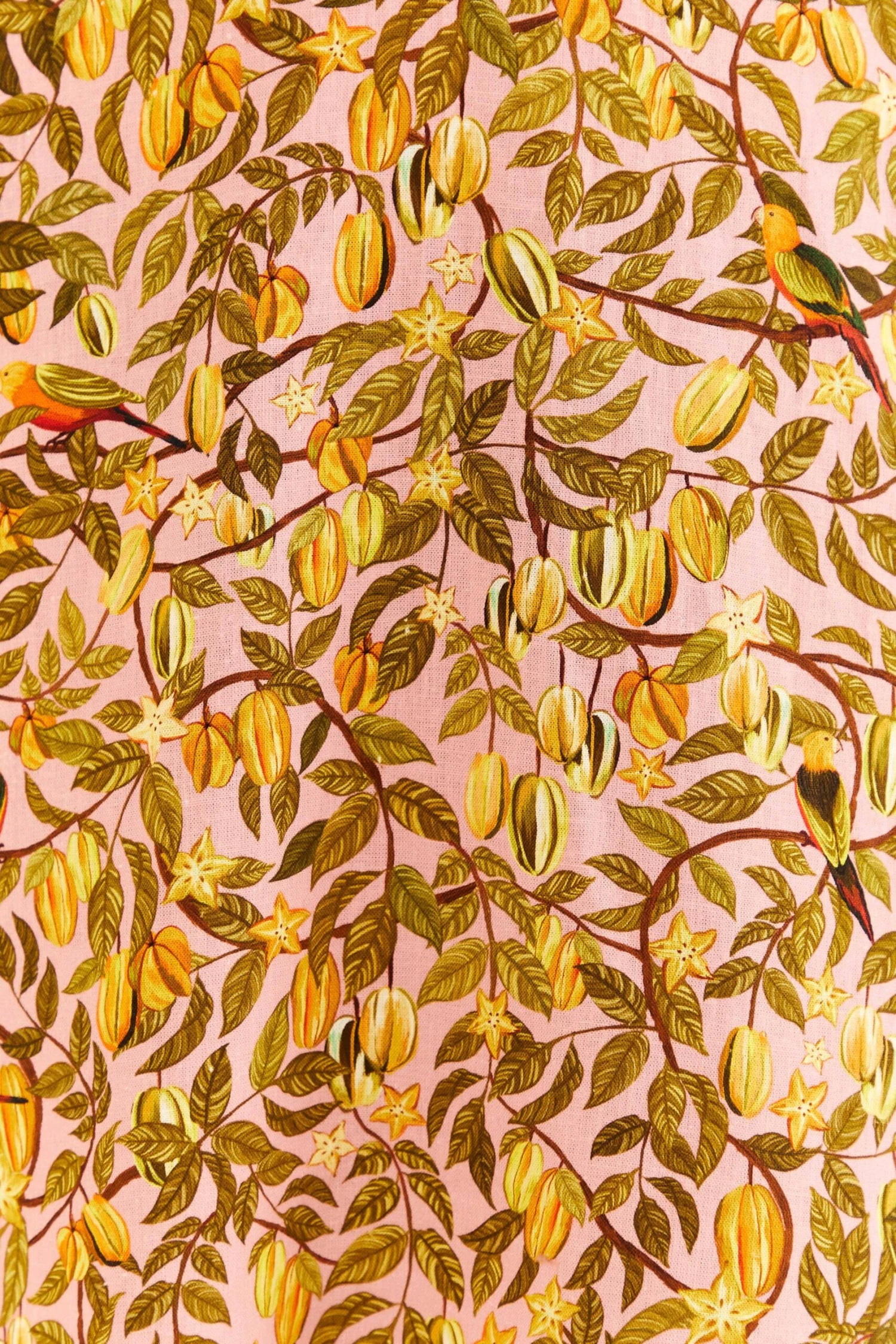 Farm Rio Light Pink Star Fruit Flower Mini Dress 4 Farm Rio Light Pink Star Fruit Flower Mini Dress - Image 4