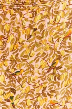 Farm Rio Light Pink Star Fruit Midi Skirt -Farm Rio 316416 05